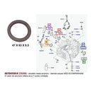 Retentor Do Cambio Freelander 2 Evoque Mk047a3 47x63x6 - NPX Imports