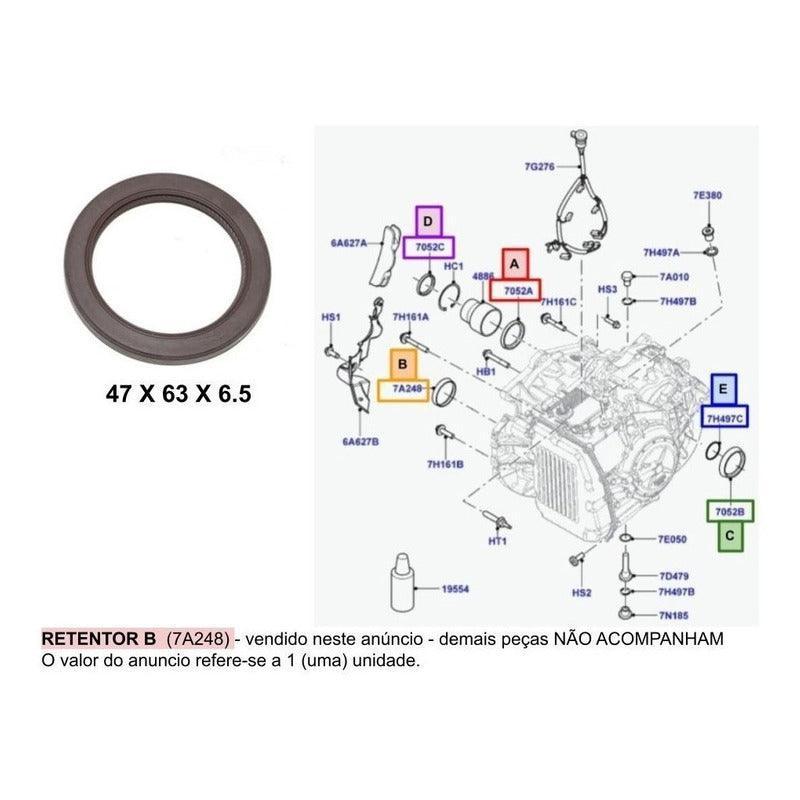 Retentor Do Cambio Freelander 2 Evoque Mk047a3 47x63x6 - NPX Imports