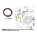 Retentor Do Cambio Freelander 2 Evoque Mk047a3 47x63x6 - NPX Imports