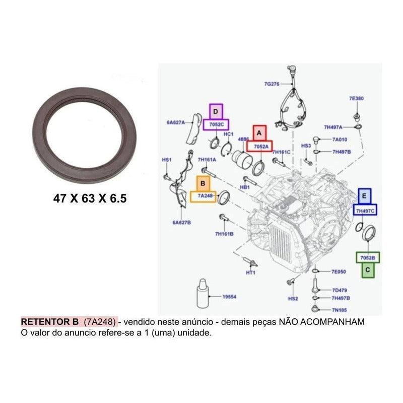 Retentor Do Cambio Freelander 2 Evoque Mk047a3 47x63x6 - NPX Imports