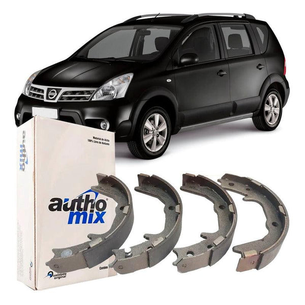 Sapata De Freio Traseira Nissan Livina 1.6 1.8 16v 2010 2014 - NPX Imports
