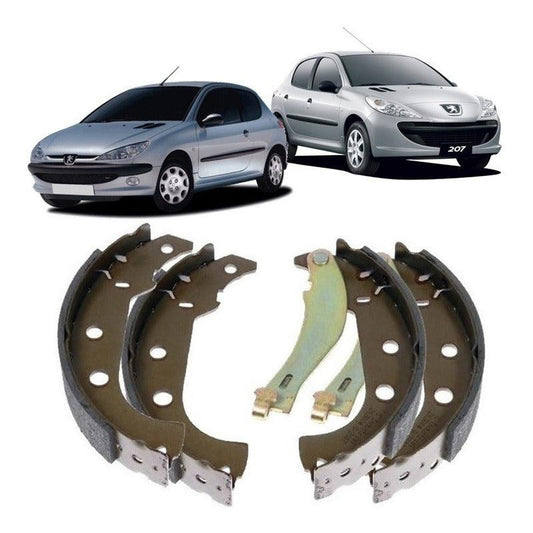 Sapata Lona De Freio Traseiro Peugeot 206 207 1998 A 2014 - NPX Imports