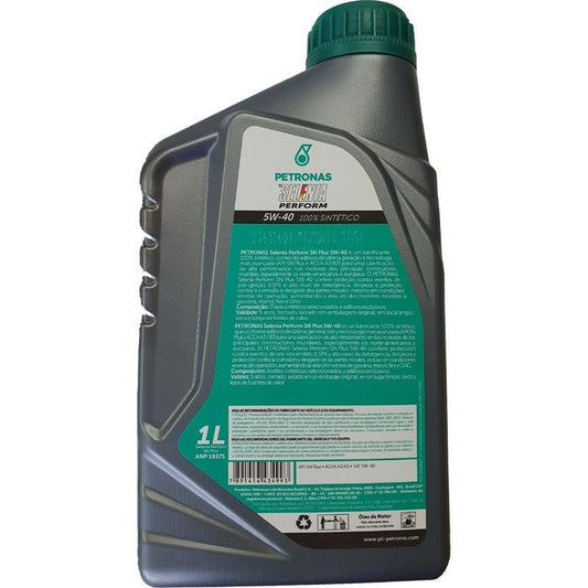 Selenia Petronas 5w40 Sn Plus Perform 1lt - NPX Imports