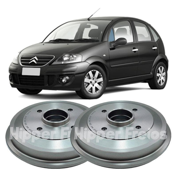 Tambor De Freio Traseiro Citroen C3 1.4 E 1.6 2002 A 2011 - NPX Imports