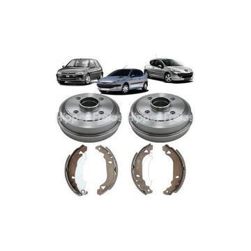 Tambor + Sapata De Freio Peugeot 206 207 1.4 8v 1.6 16v - NPX Imports