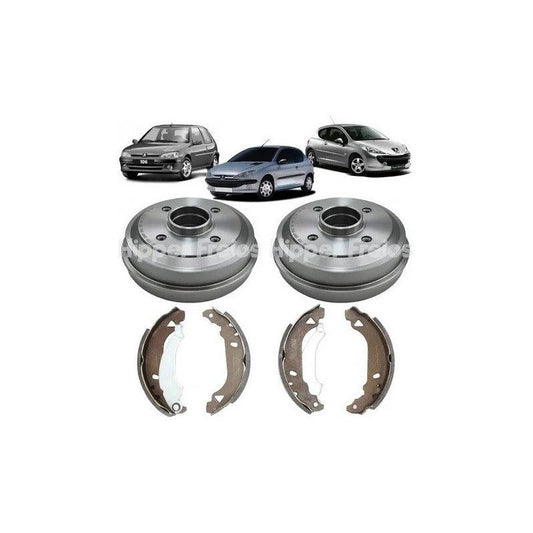 Tambor + Sapata De Freio Peugeot 206 207 1.4 8v 1.6 16v - NPX Imports