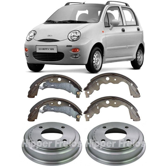 Tambor Sapata Lona Freio Traseiro Chery Qq 1.0 1.1 2011-2014 - NPX Imports