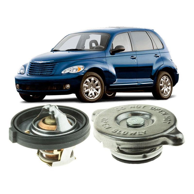 Tampa Radiador + Valvula Termostatica Pt Cruiser 2.4 2001 2002 2003 2004 2005 2006 2007 2008 2009 2010 - NPX Imports