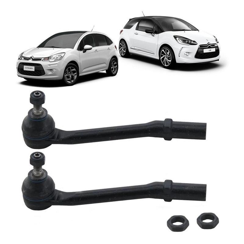 Terminal Ponteira Direção Citroen C3 Ds3 2013 A 2016 - Par - NPX Imports