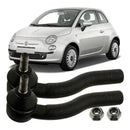 Terminal Ponteira Direção Fiat 500 1.4 16v 2010 2011 - Par - NPX Imports