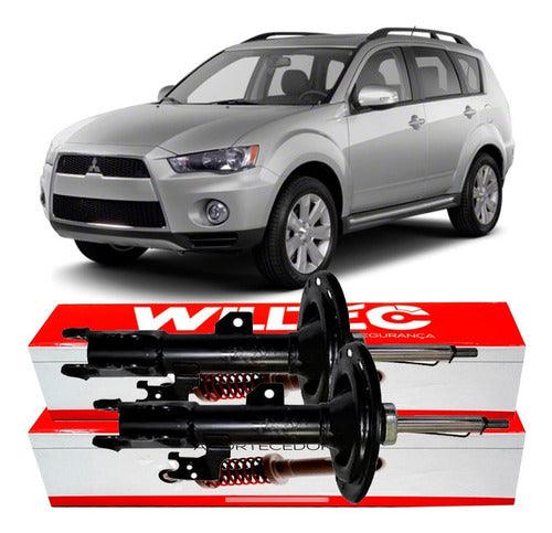 Par Amortecedor Dianteiro Mitsubishi Outlander 2008 A 2013 - NPX Imports