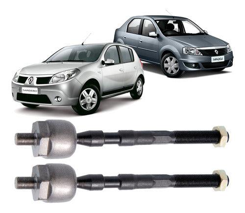 Par Articulação Axial Renault Logan Sandero Rosca 12mm - NPX Imports